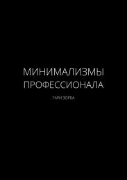 Минимализмы Профессионала